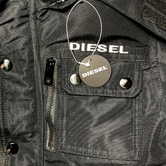 NWT DIESEL Kid's Winter Parka With Fake Fur Hood - Picture 6 of 8